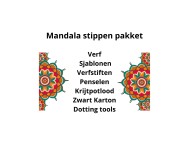 51 delig Mandala stippen pakket